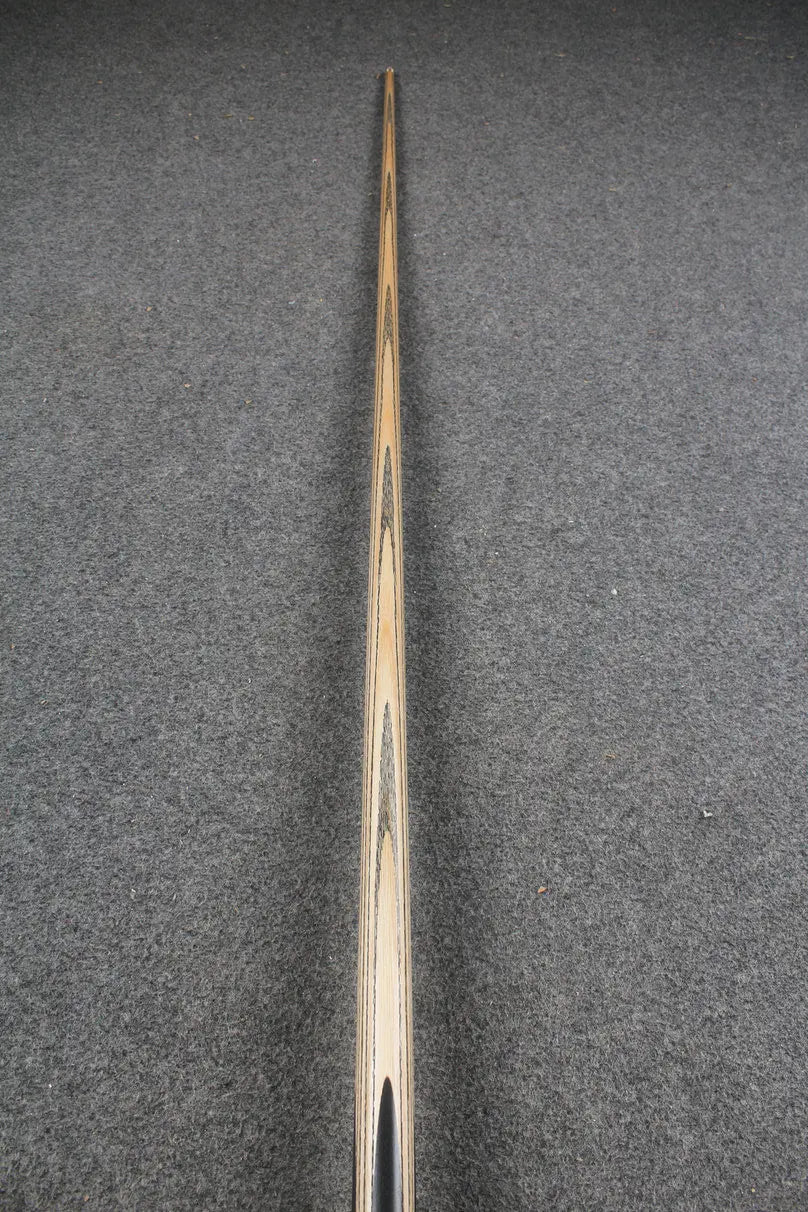 1 piece handmade ash snooker / pool cue CHEVRONS+ WOODS CUES
