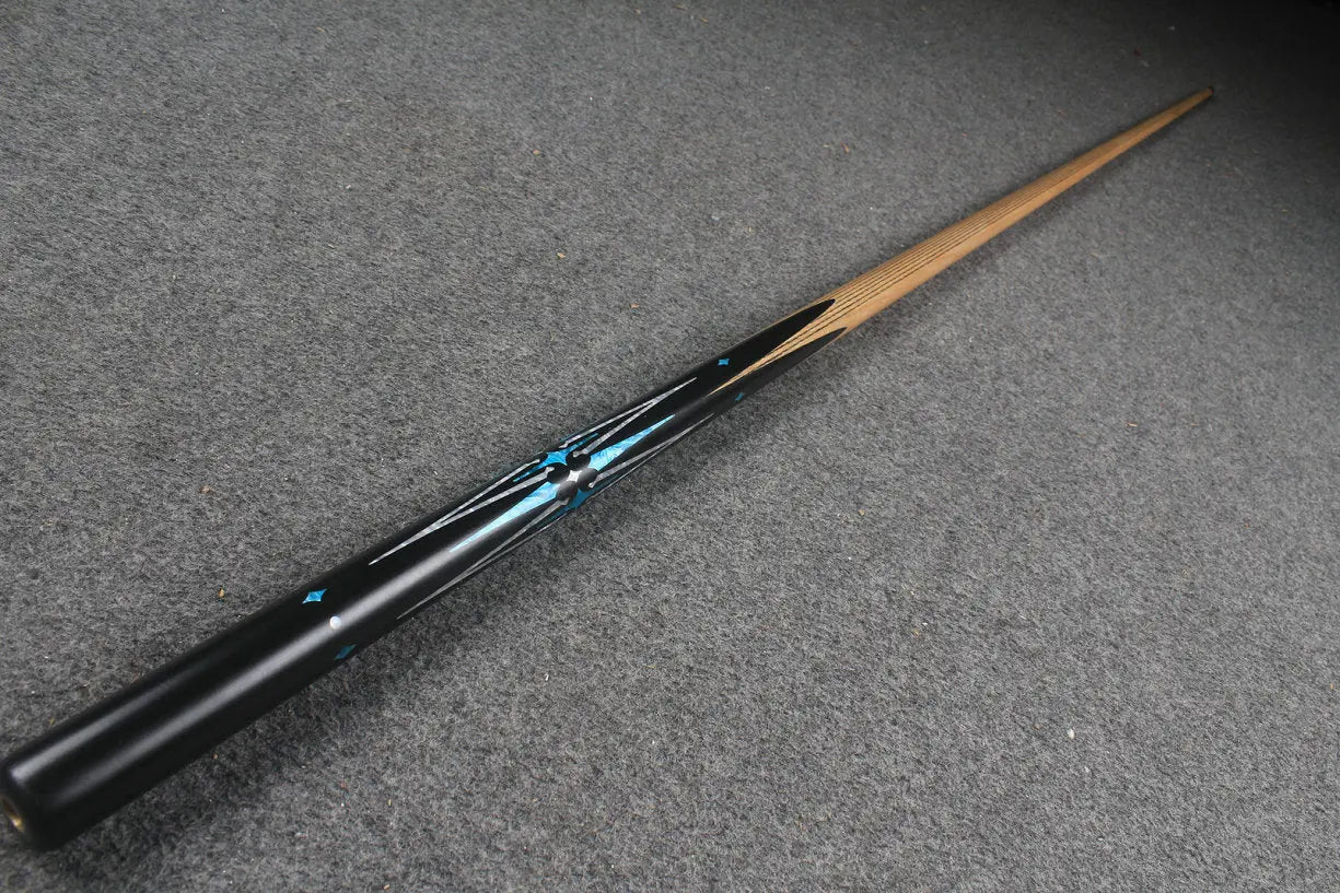 1 piece handmade ash chinese 8 ball pool cue CHEVRONS+ WOODS CUES