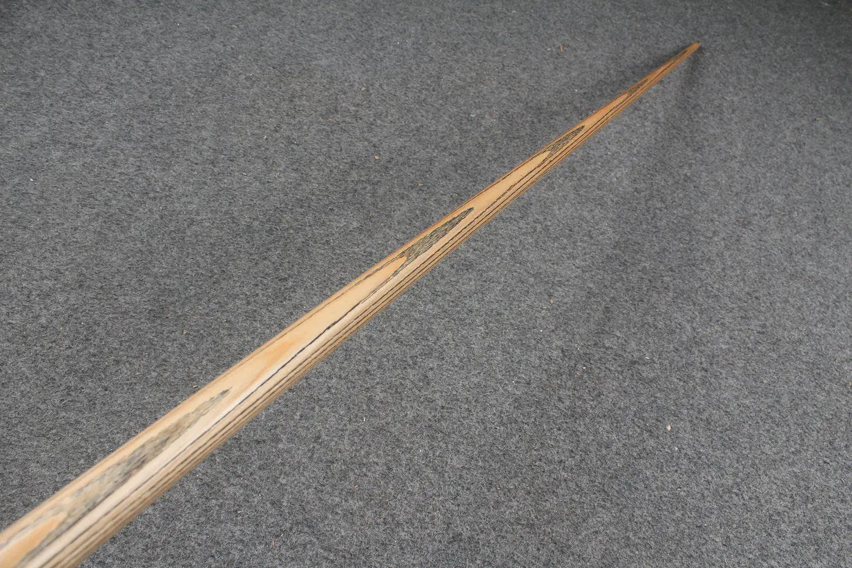 1 piece handmade ash snooker / pool cue CHEVRONS+ WOODS CUES