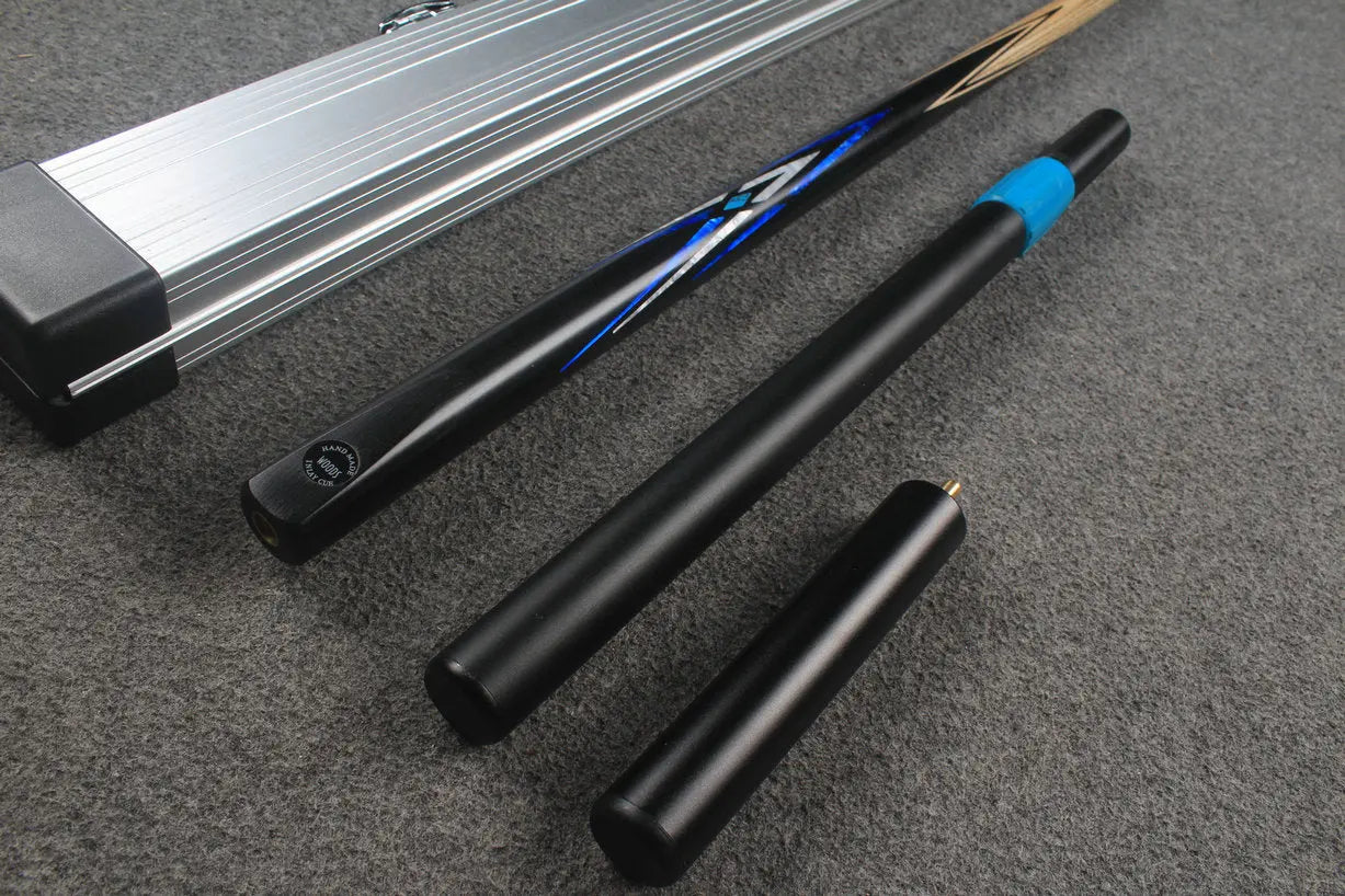 1 piece handmade ash snooker / pool cue CHEVRONS+ WOODS CUES