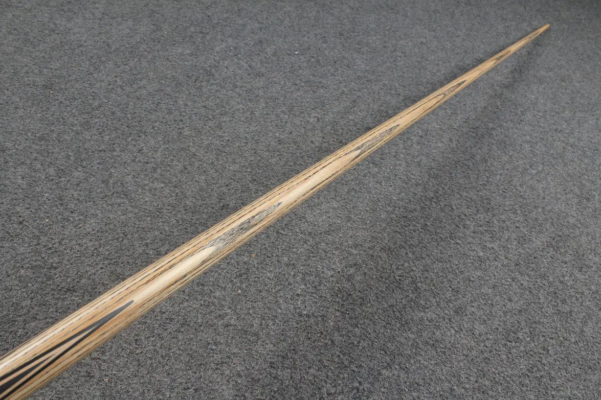 1 piece handmade ash snooker / pool cue CHEVRONS+ WOODS CUES