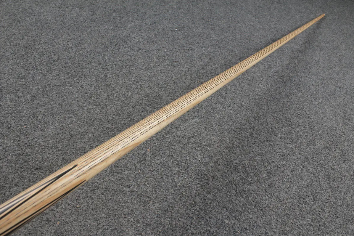 1 piece handmade ash snooker / pool cue CHEVRONS+ WOODS CUES