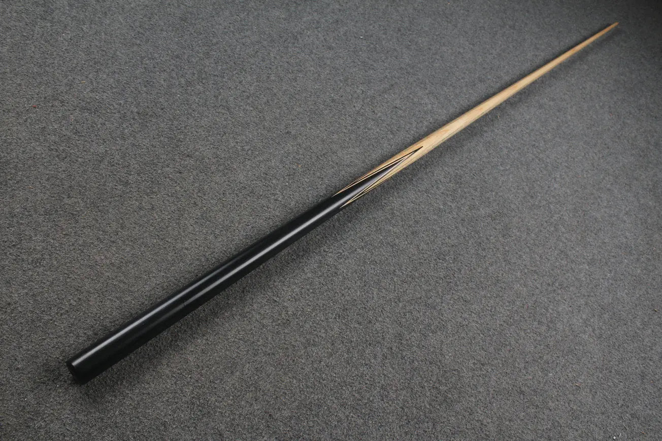 1 piece handmade ash snooker / pool cue CHEVRONS+ WOODS CUES