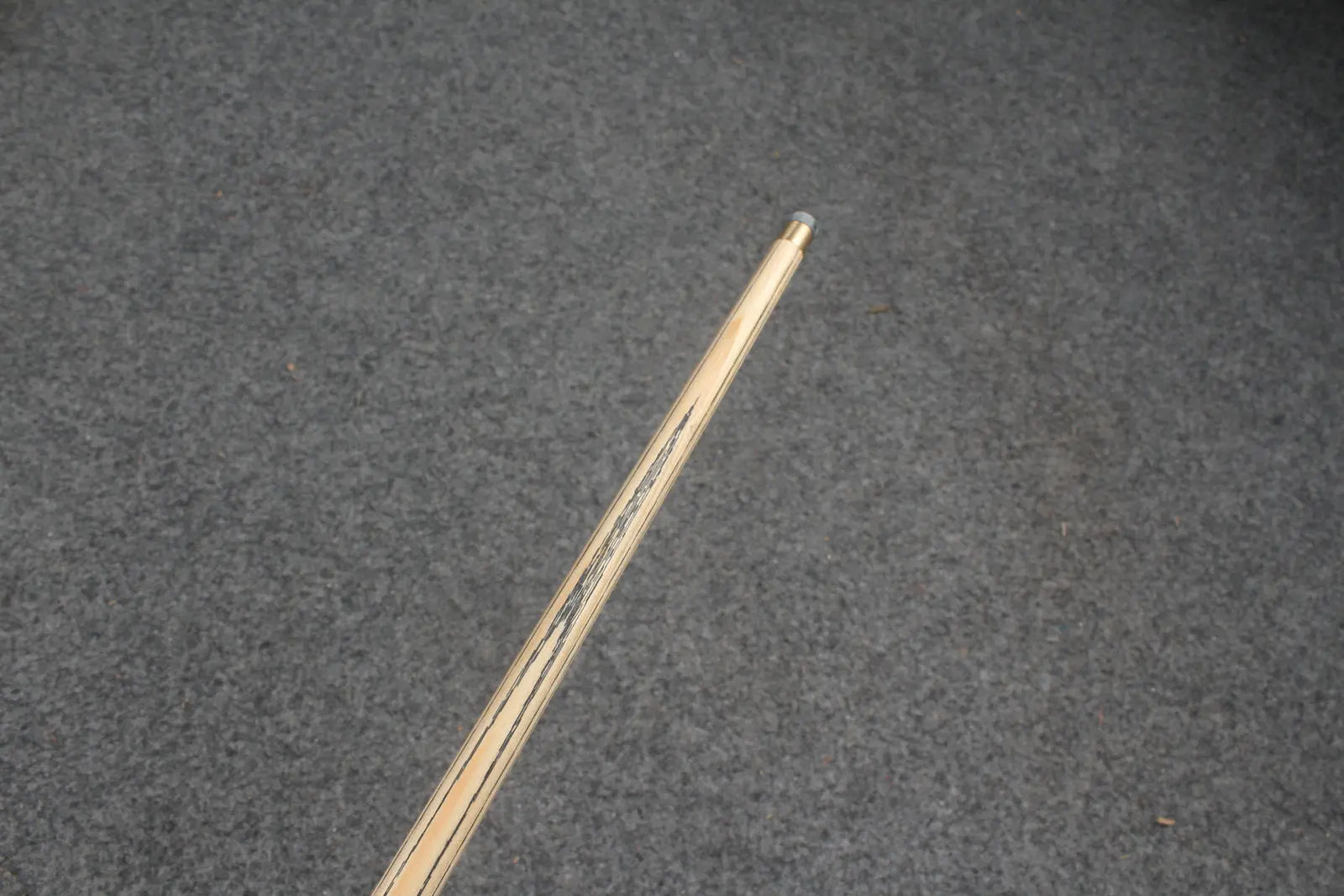 1 piece handmade ash snooker / pool cue CHEVRONS+ WOODS CUES