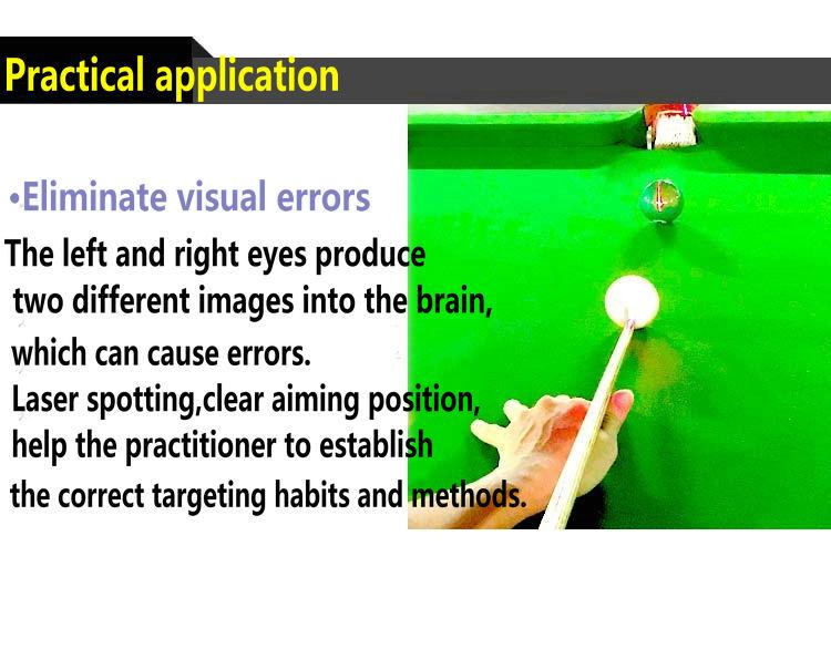 billiard laser sight device billiard training equipment
