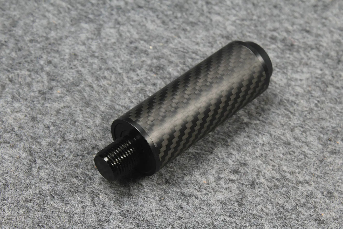 carbon fiber extension 2", 3”, 4", 8" extender fits on uni-loc cartridge system predator cues