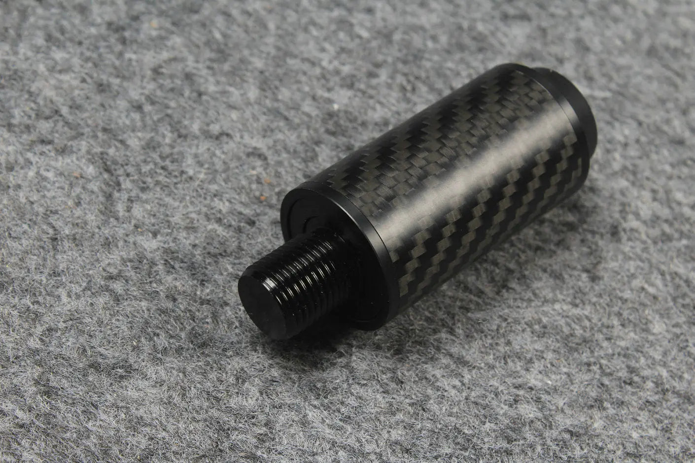 carbon fiber extension 2", 3”, 4", 8" extender fits on uni-loc cartridge system predator cues