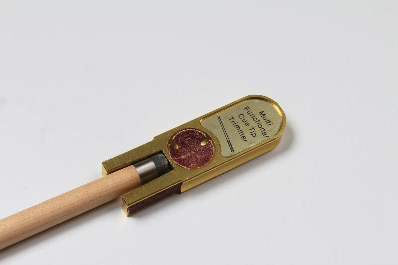 muti-functional u-shape billiards pool cue tip trimmers burnisher repairer tool