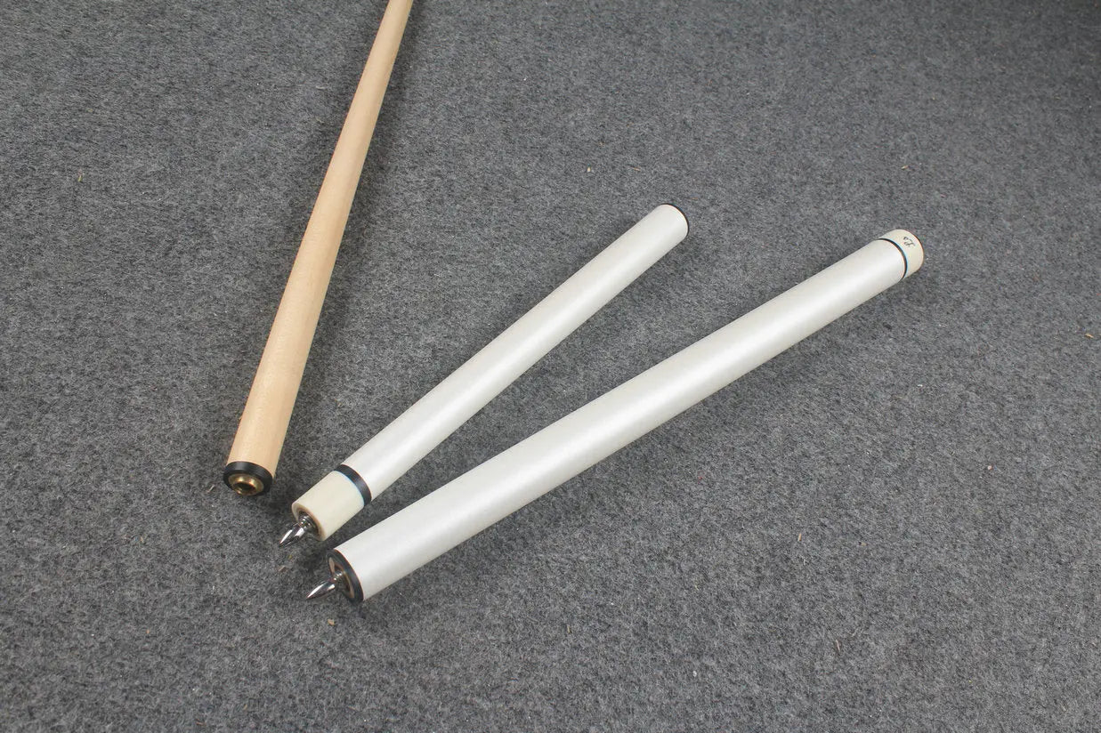 3 piece jump & break cue stick Maple shaft billiards cue13.5 mm tip WOODS CUES