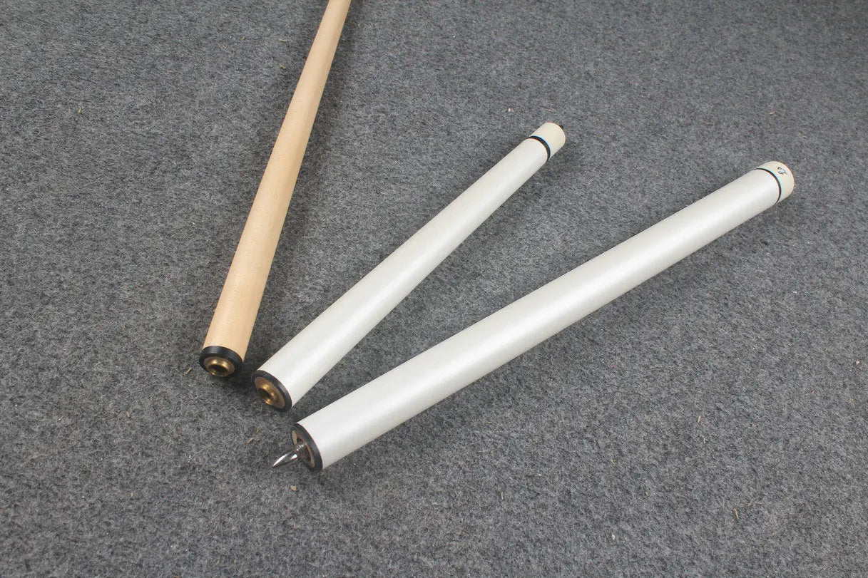 3 piece jump & break cue stick Maple shaft billiards cue13.5 mm tip WOODS CUES