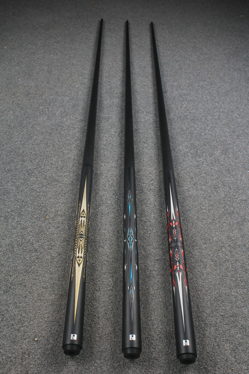 3/4 joint carbon fiber shaft chinese 8-ball cue Medieval series