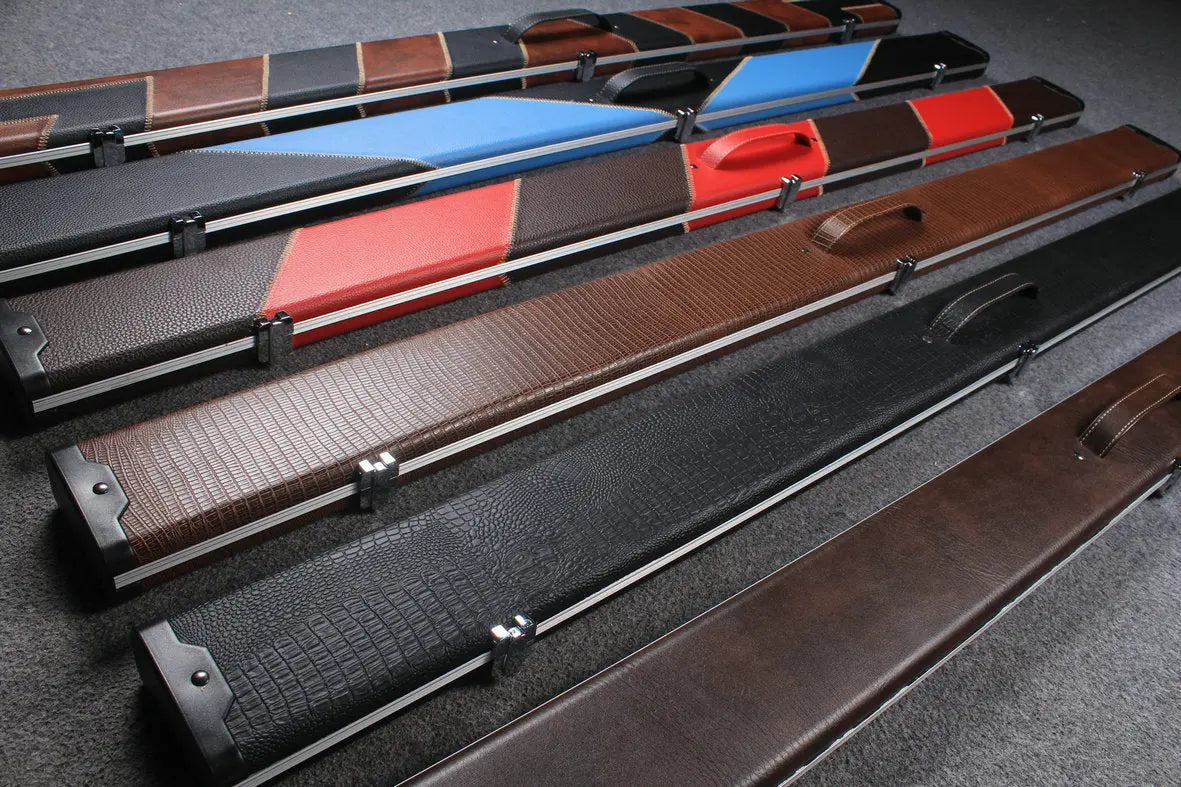 1 piece snooker cue aluminium case with 3 slots