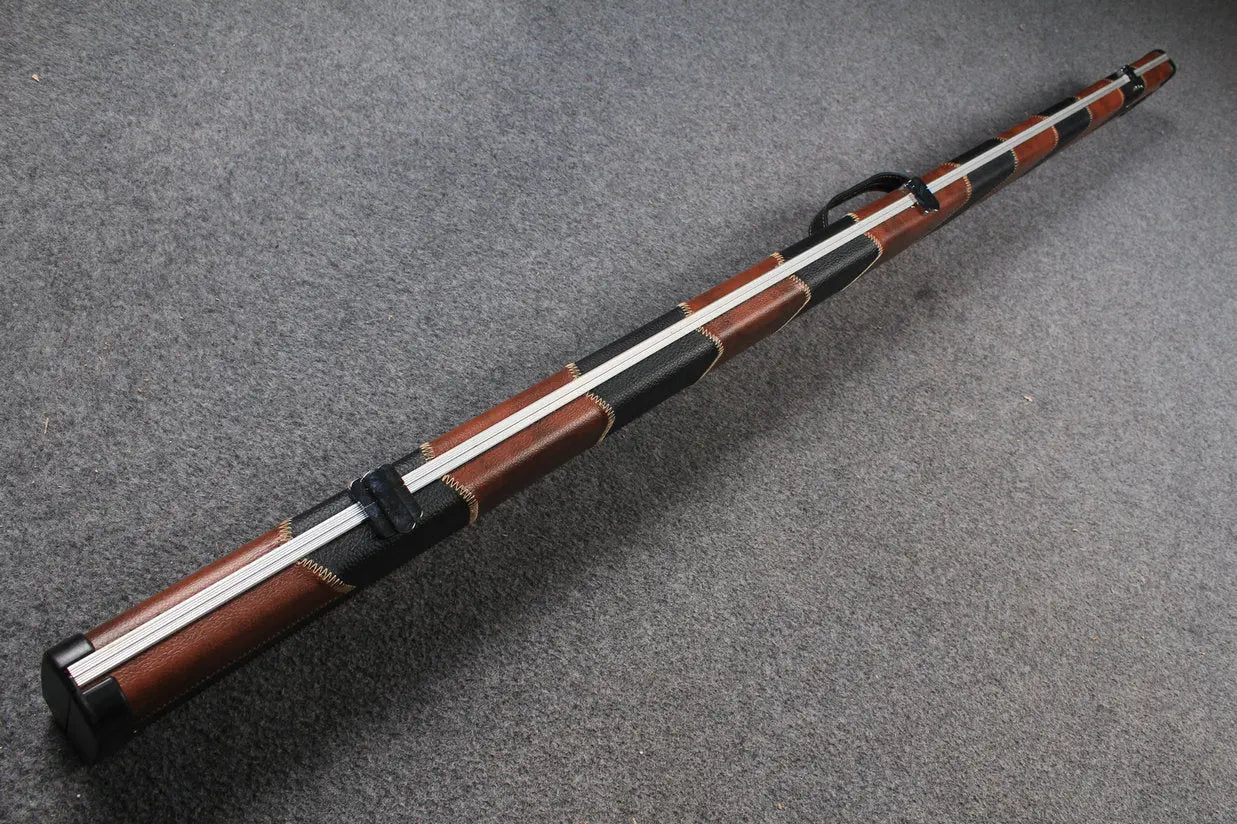 1 piece snooker cue aluminium case with 3 slots
