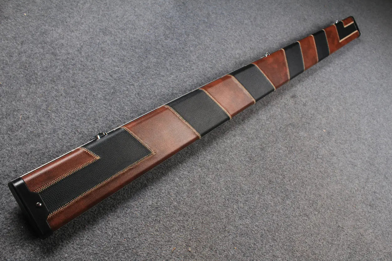 1 piece snooker cue aluminium case with 3 slots