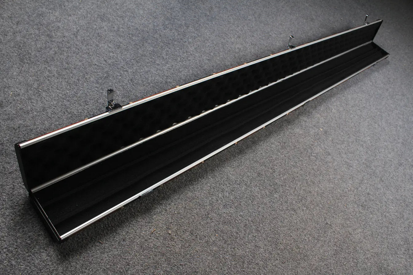 1 piece snooker cue aluminium case with 3 slots