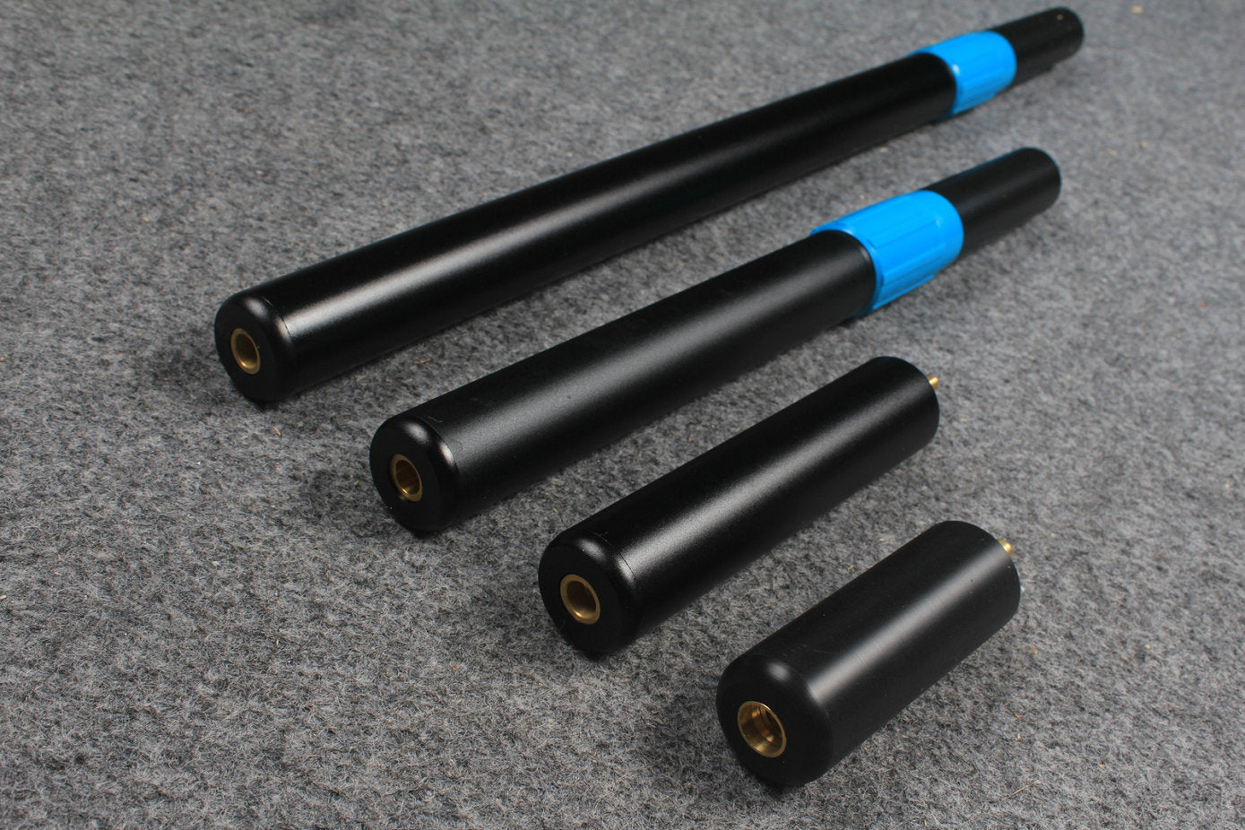 snooker cue telescopic extension connecter - various length