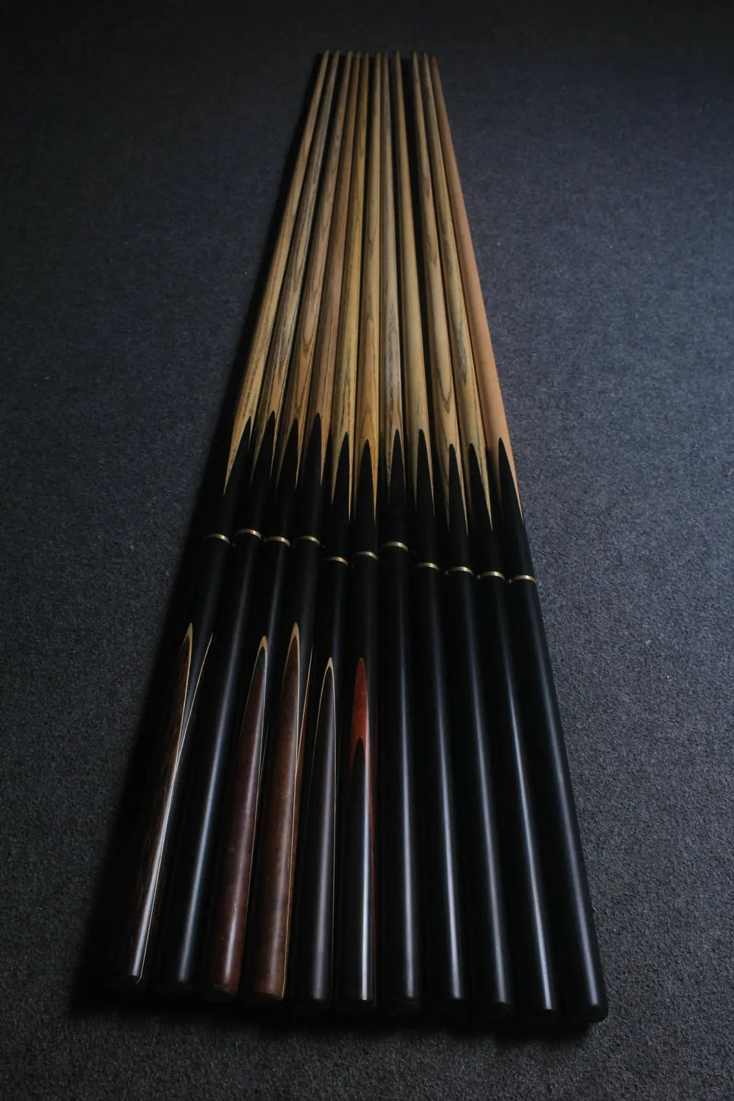 ONE PIECE ASH SNOOKER / POOL CLUB CUES WOODS CUES
