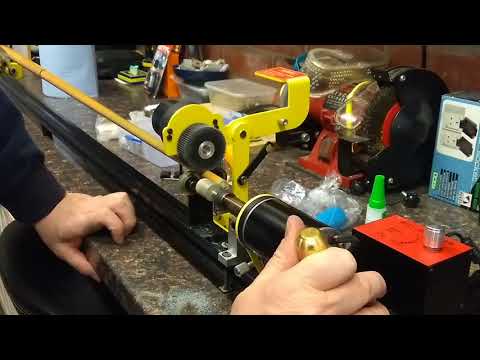 the snooker pool cue tip repair maintenance lathe