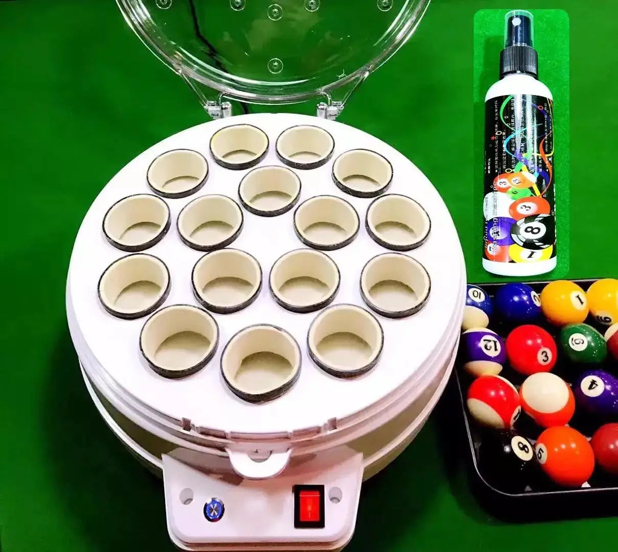 automatic billiard balls washing machine / ball cleaner free shipping