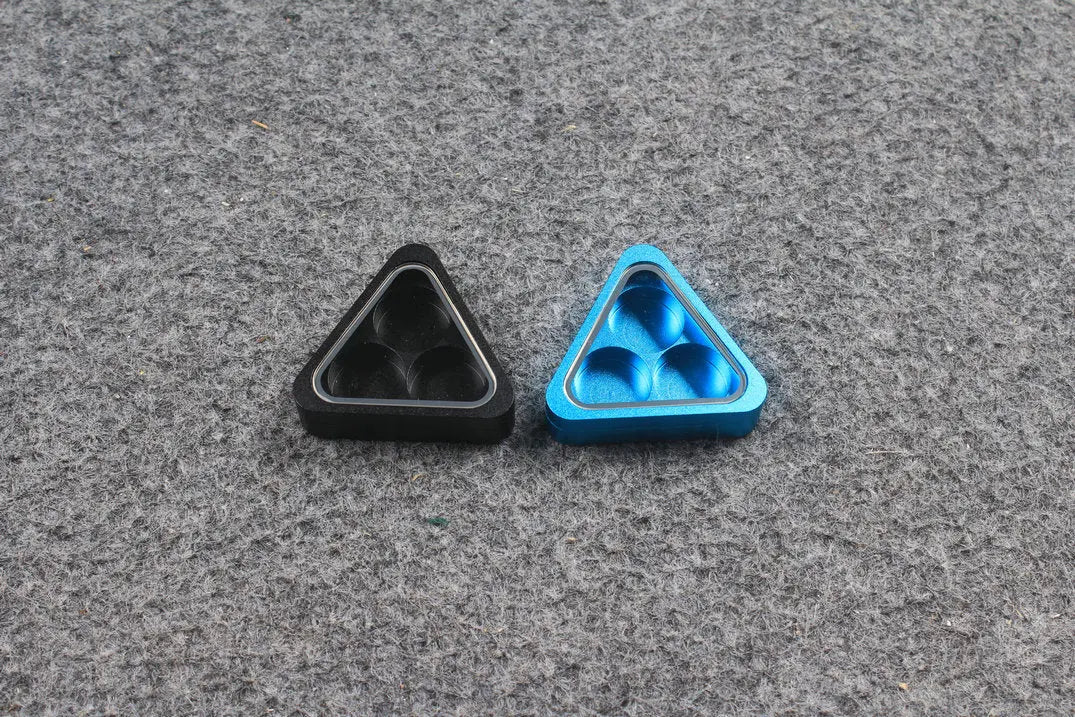 aluminium alloy magnetic triangle cue tip storag box