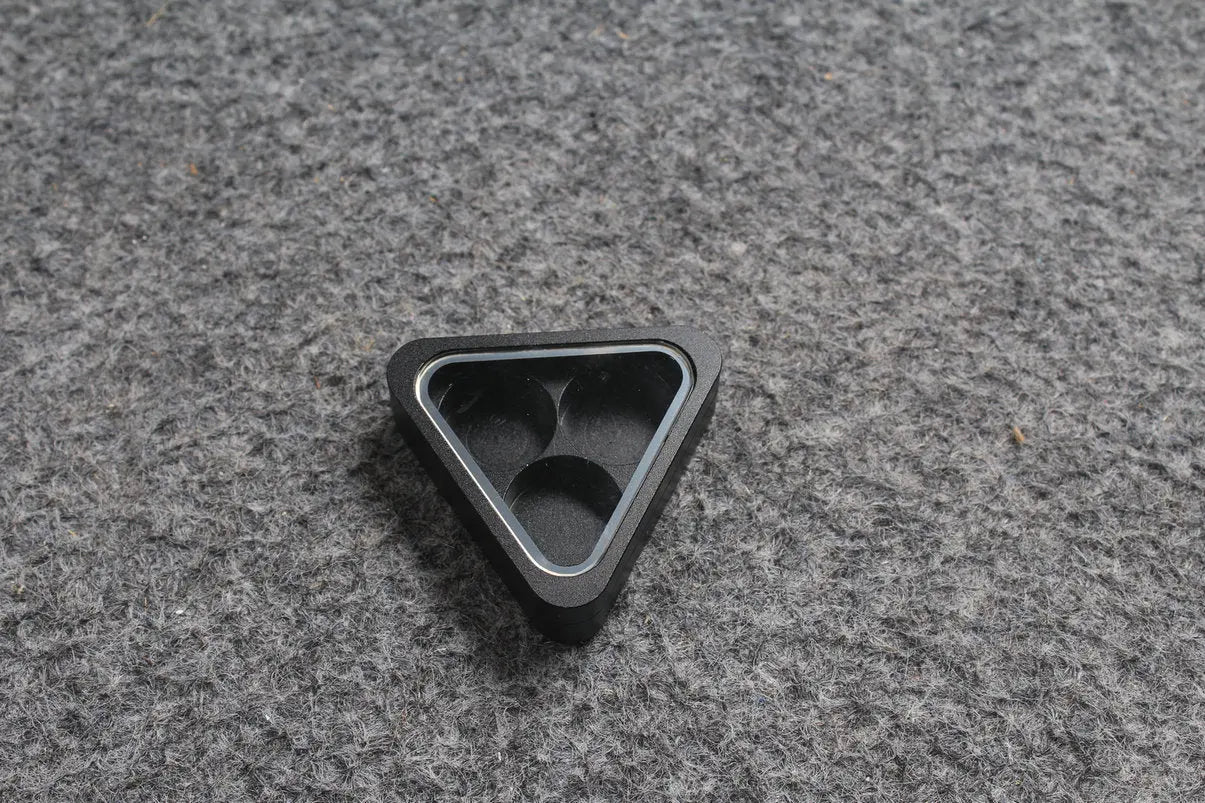 aluminium alloy magnetic triangle cue tip storag box