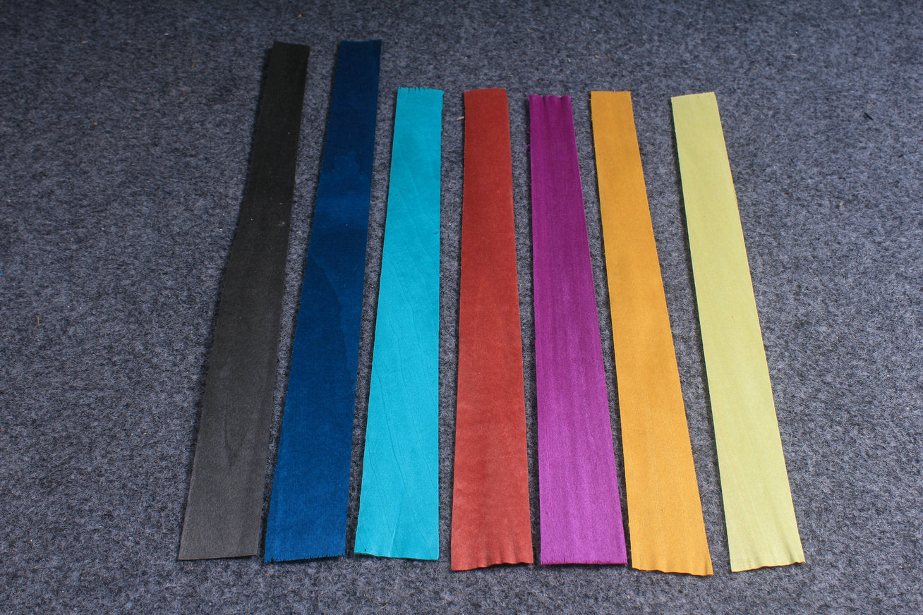 various colored veneers for cue making - 0.6 mm thickness