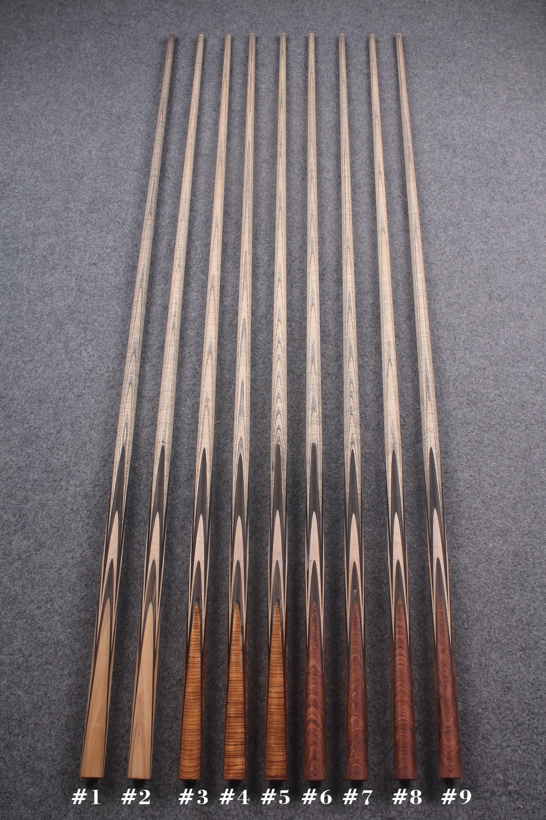 custom-made: ★★★ woods 1 piece handmade ASH snooker / pool cue # - made to order