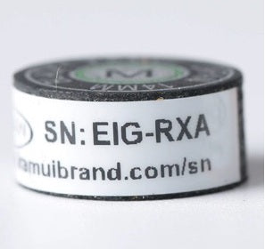 Kamui Black Yellow Leather Cue Tips 14mm SS M H Hardness WOODS CUES