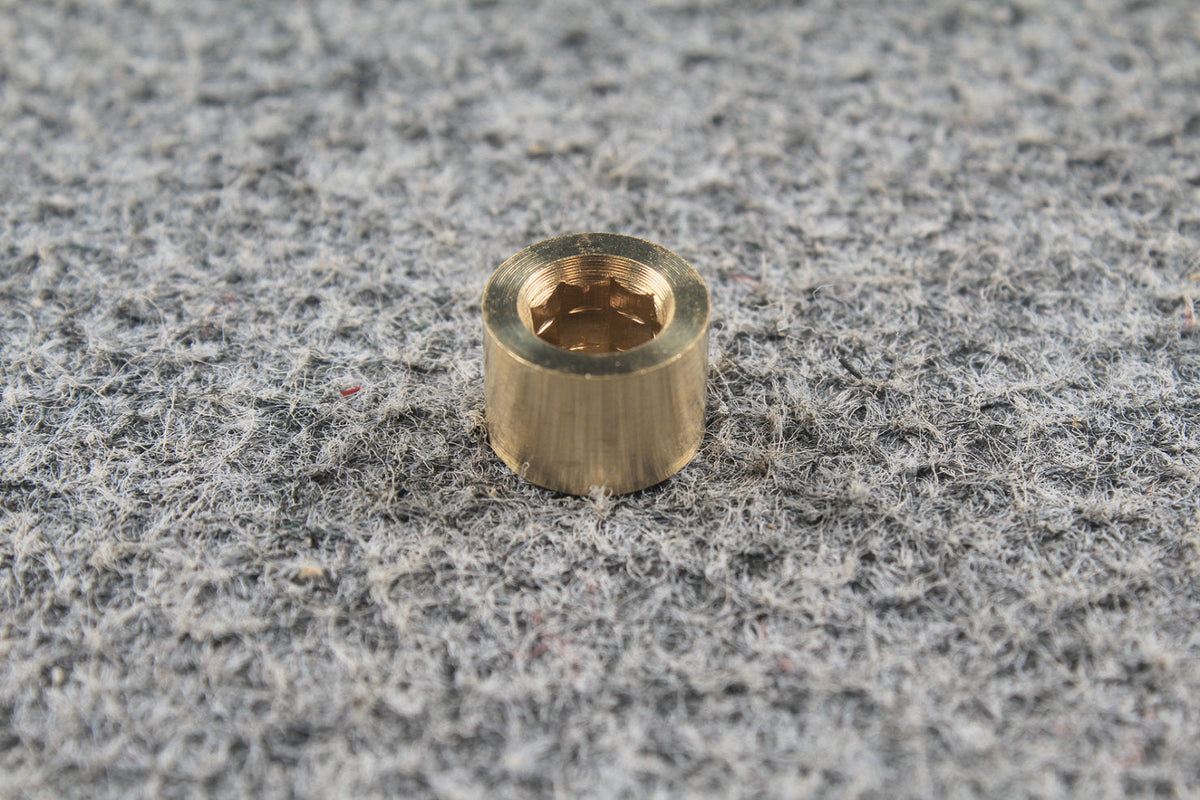 brass ferrules for  pool cues  with octagonal internal threaded WOODS CUES