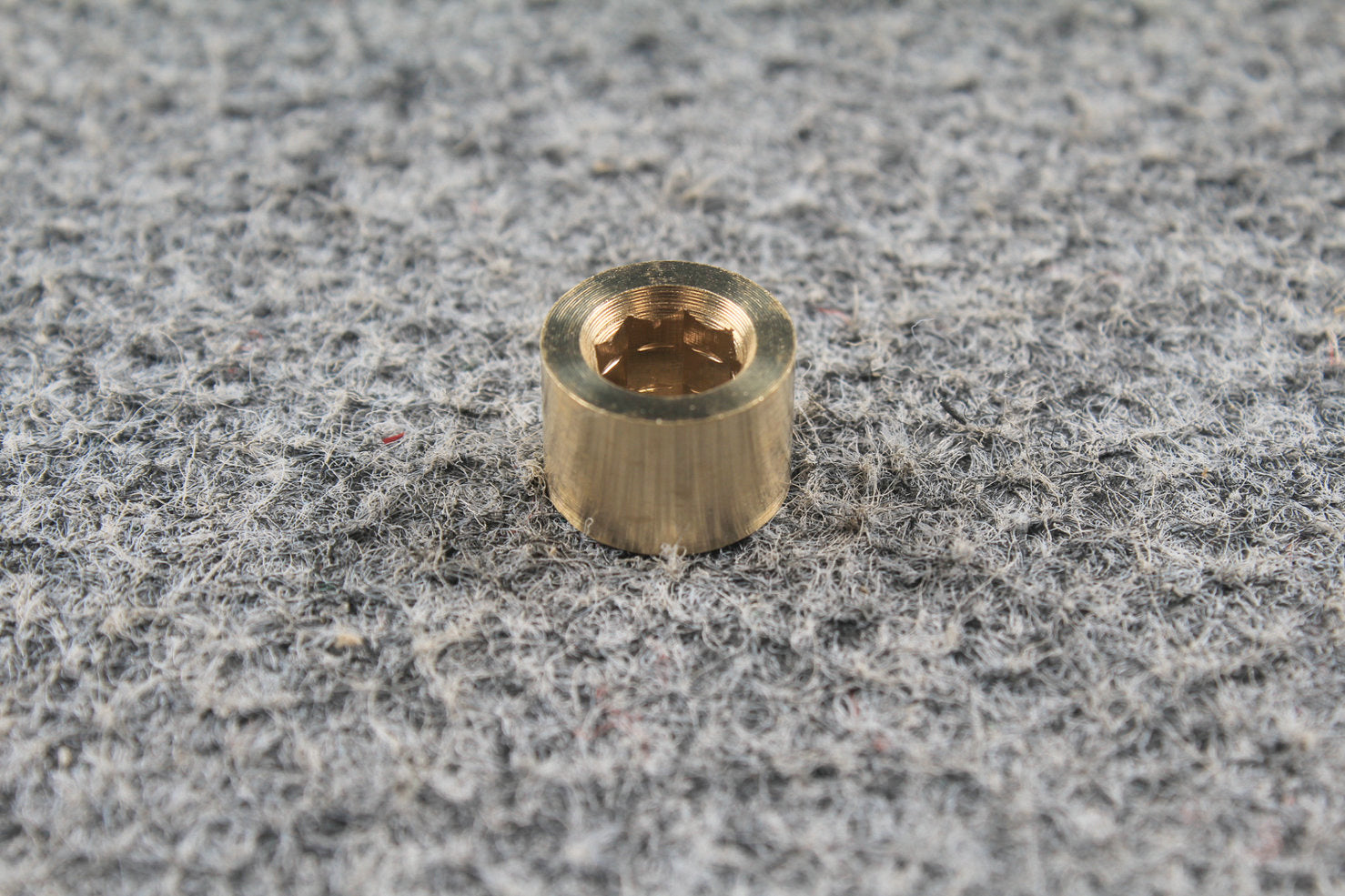 brass ferrules for  pool cues  with octagonal internal threaded WOODS CUES