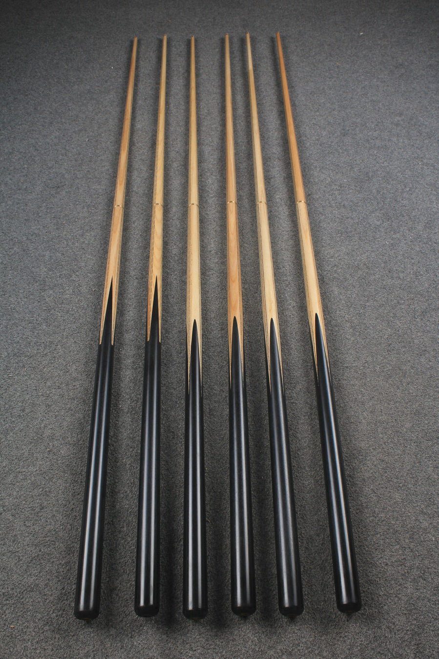 CHEVRONS+ 1/2 ash chinese 8 ball pool cue #1572-#1577