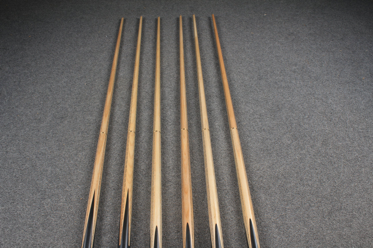 CHEVRONS+ 1/2 ash chinese 8 ball pool cue #1572-#1577