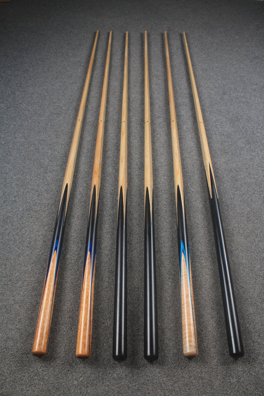 CHEVRONS+ WOODS 1/2 handmade ash chinese 8 ball pool cue #1578-#1583