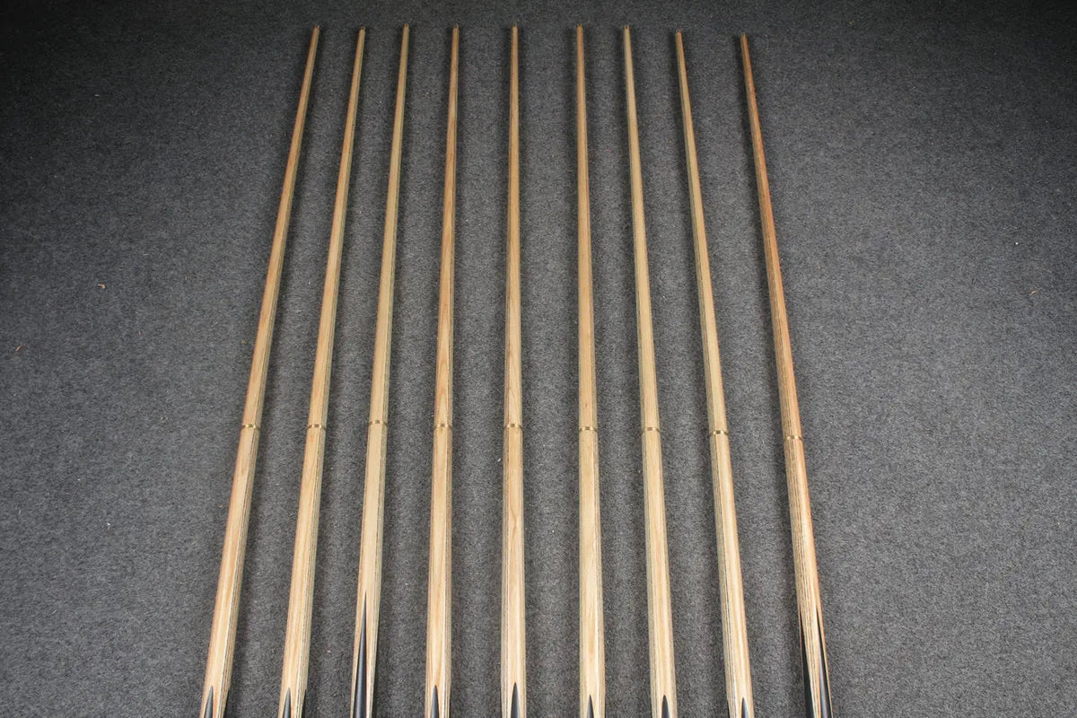 CHEVRONS+ 1/2 ash chinese 8 ball pool cue #1593-#1601