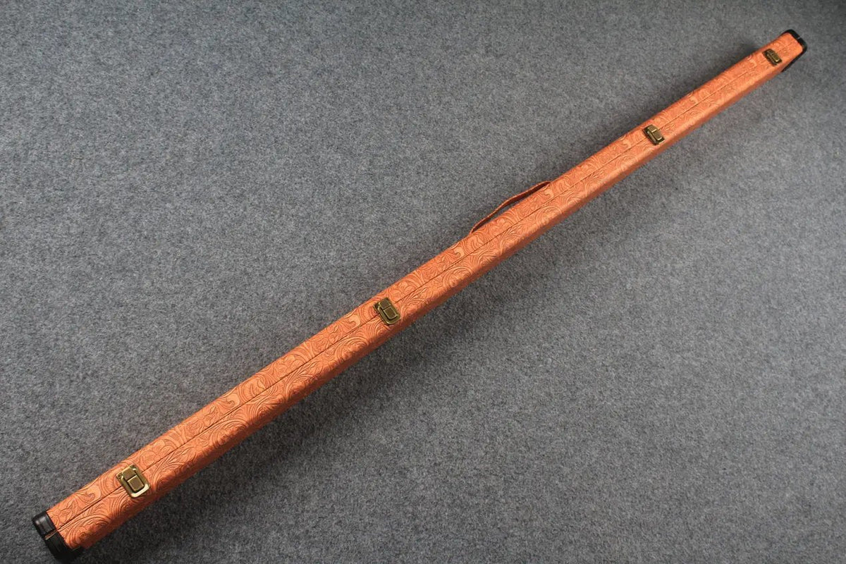 1 piece  leather snooker cue case with 2 slots WOODS CUES