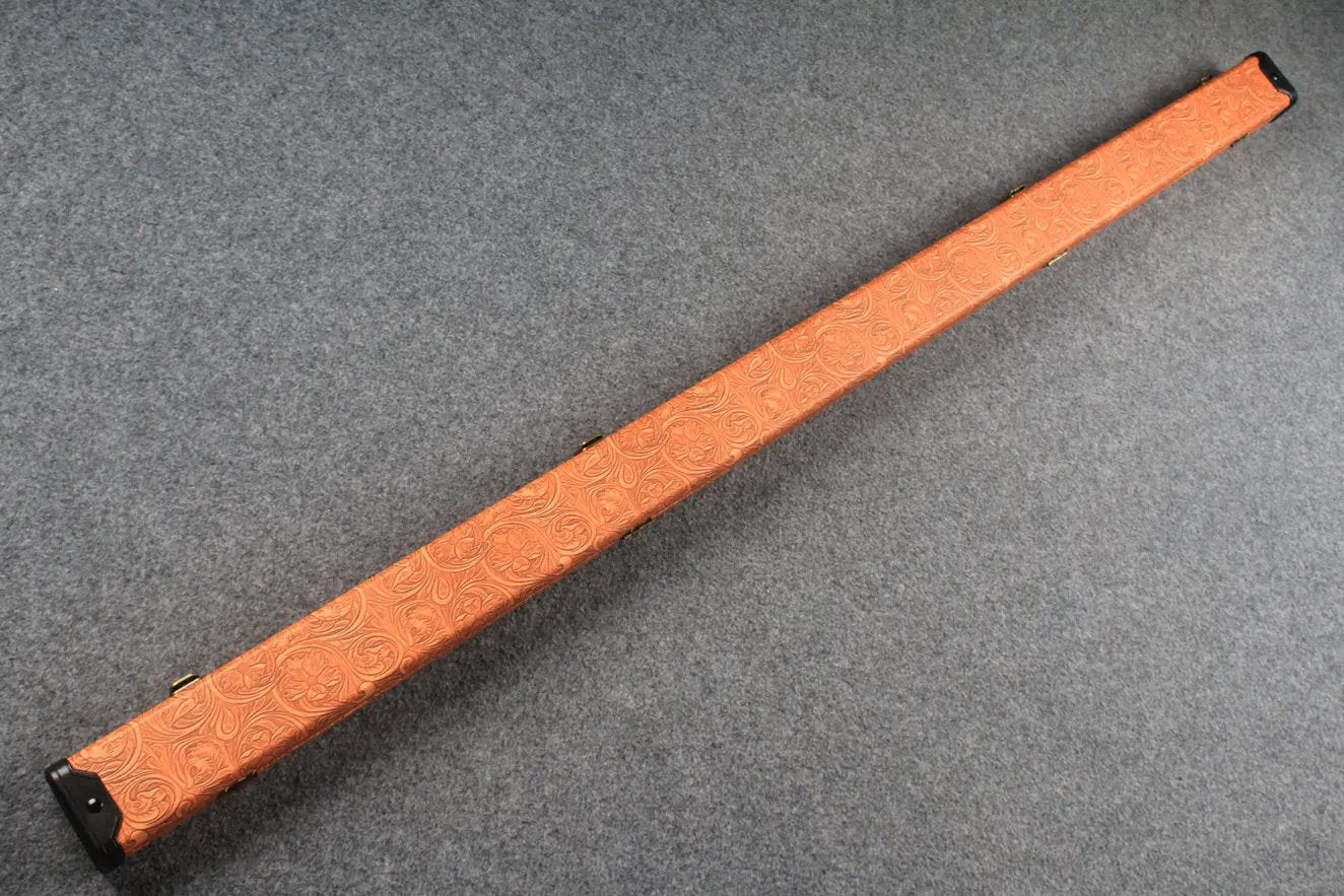 1 piece  leather snooker cue case with 2 slots WOODS CUES