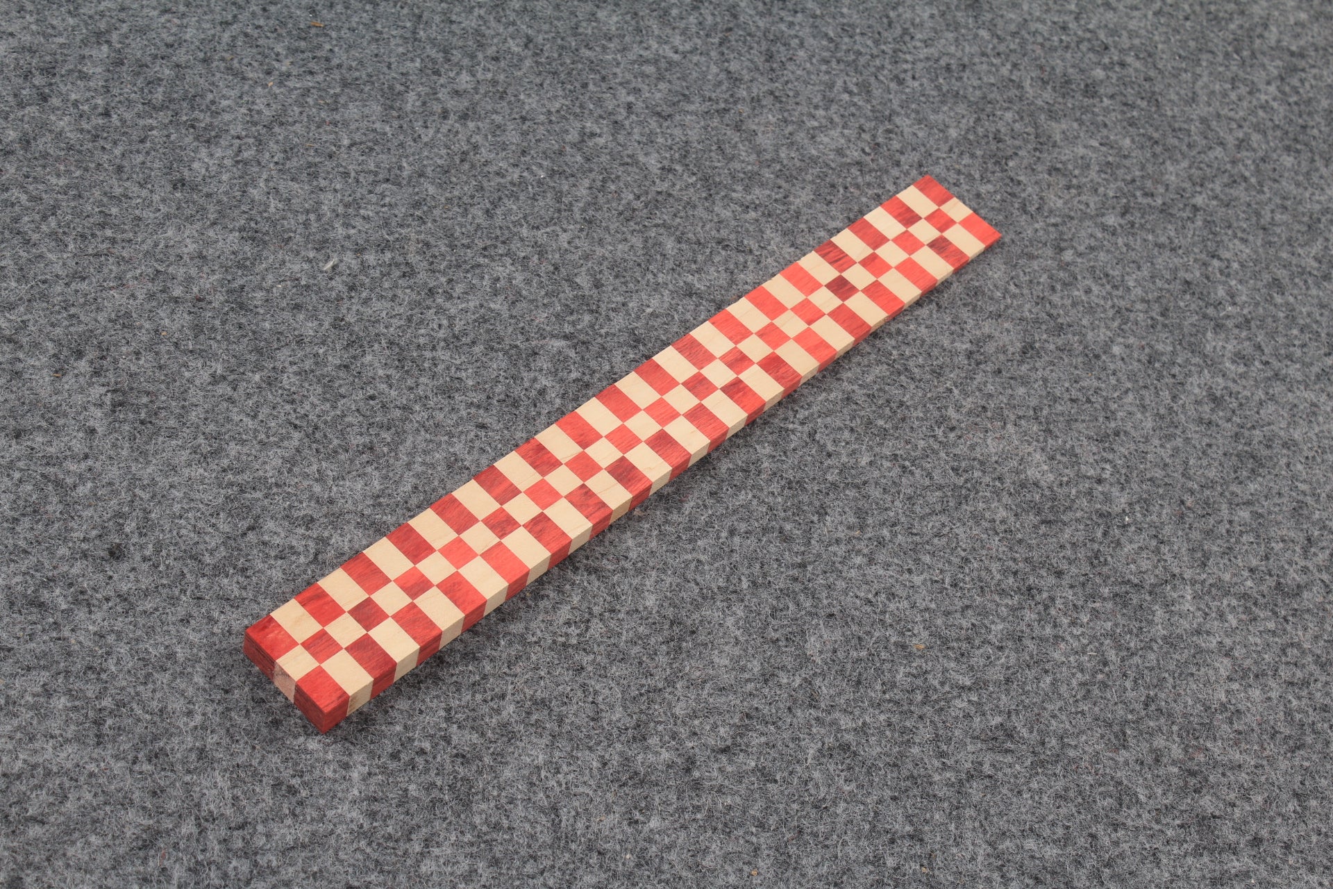 hand spliced plaid pattern wood splices for snooker cue