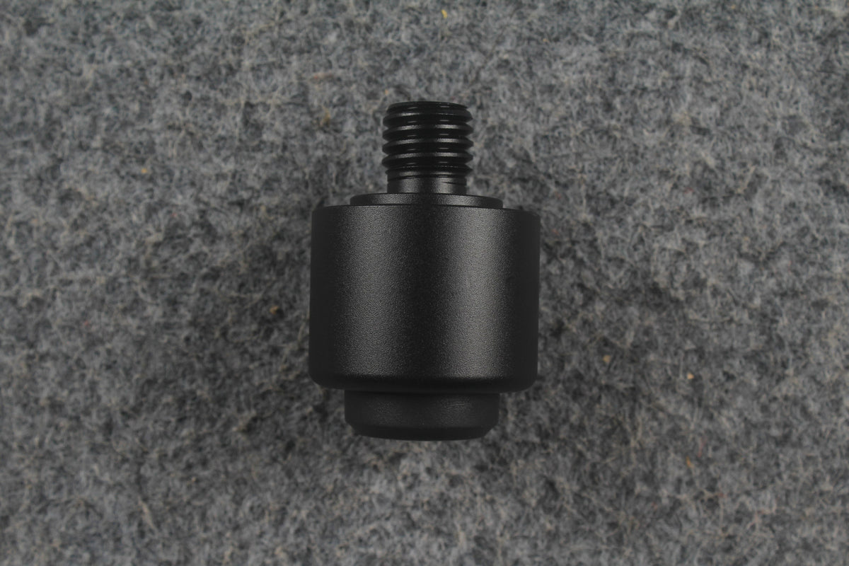 1'' Matte Black Aluminum Cue Extension for Mezz Cues