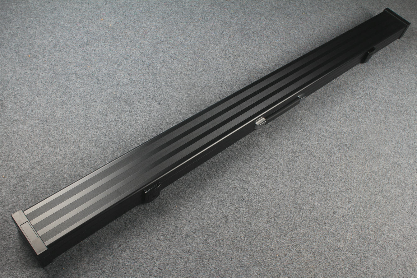Professional Aluminum Lockable Cue Case - 4 Cue Capacity with Secure Storage