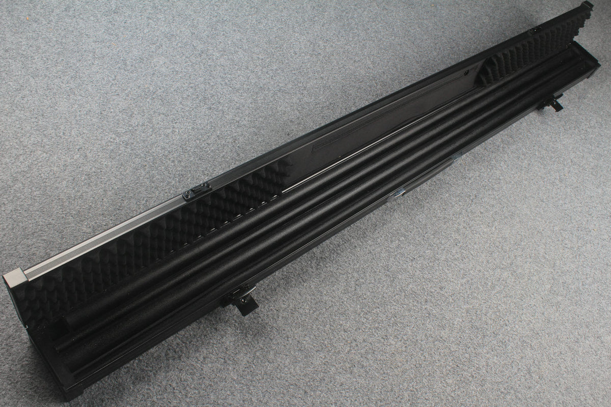 Professional Aluminum Lockable Cue Case - 4 Cue Capacity with Secure Storage WOODS CUES