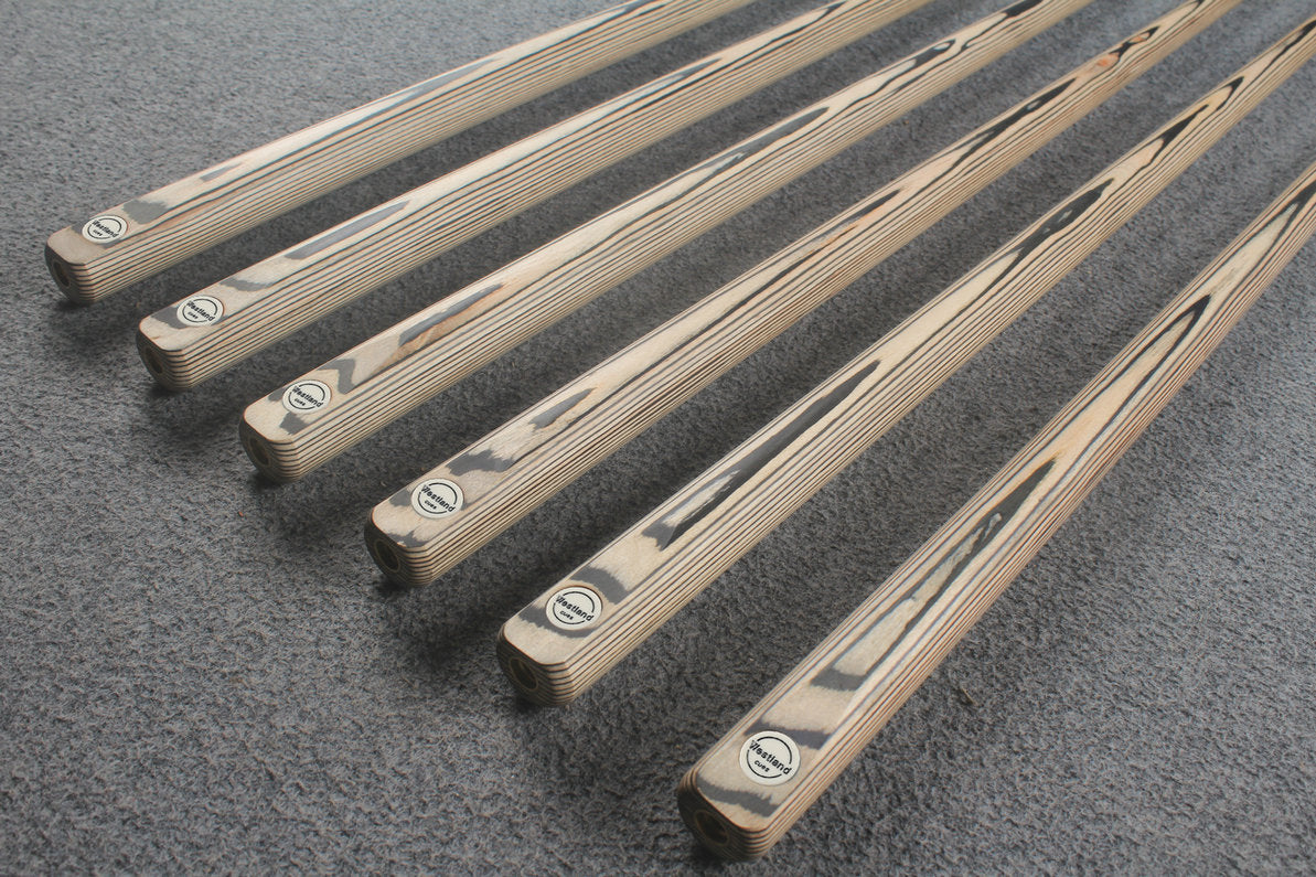 1-Piece Laminated Wood Cue | Snooker, English Pool & Chinese 8-Ball | 7.5–10.5mm Tip