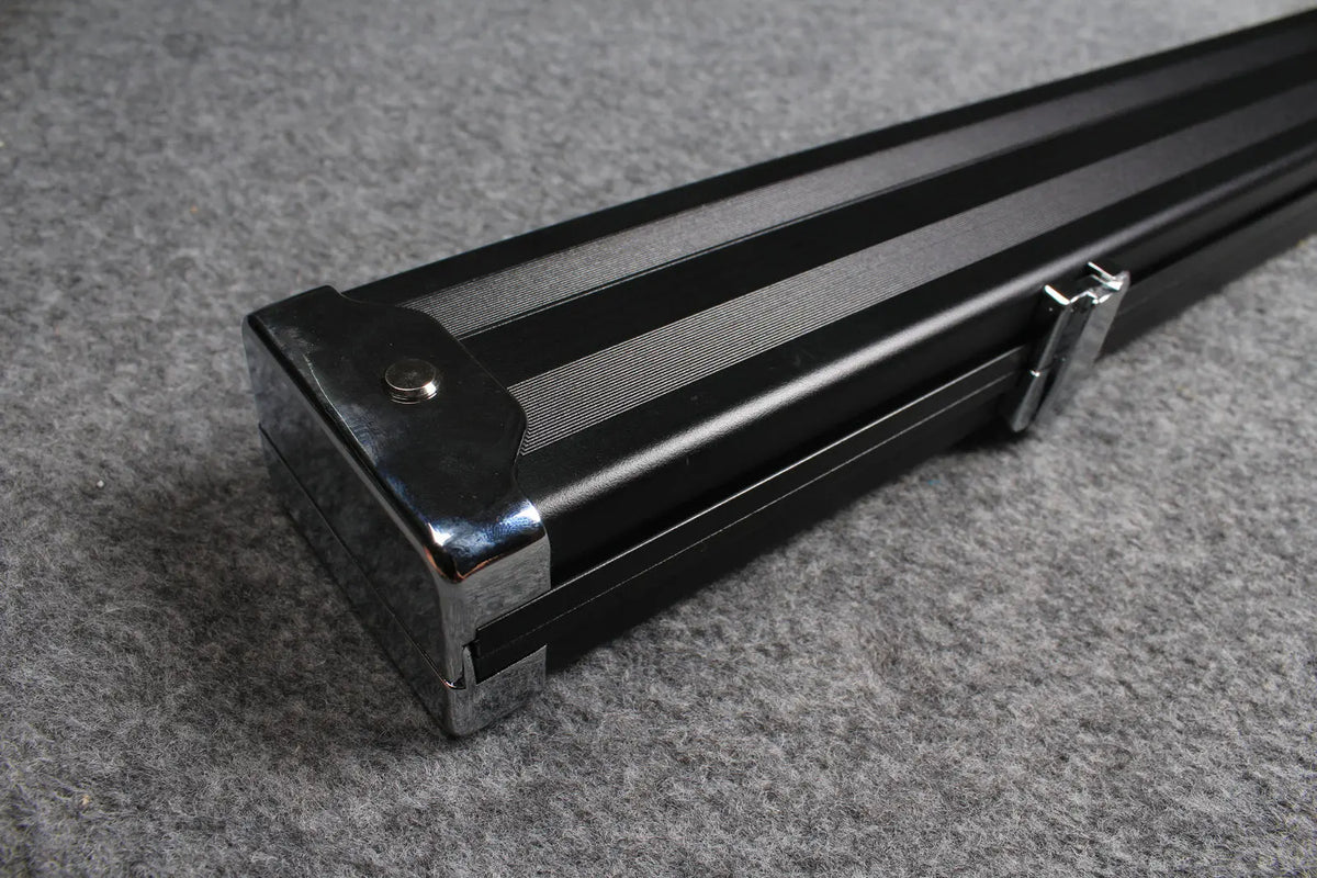 deluxe one piece aluminium cue case with 2 slots WOODS CUES