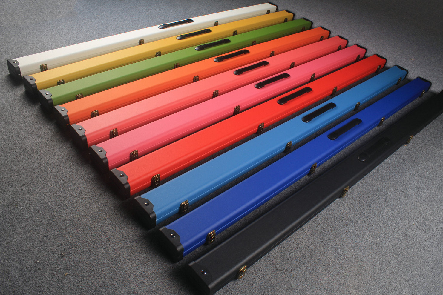 1 piece leather case with 2 slots WOODS CUES