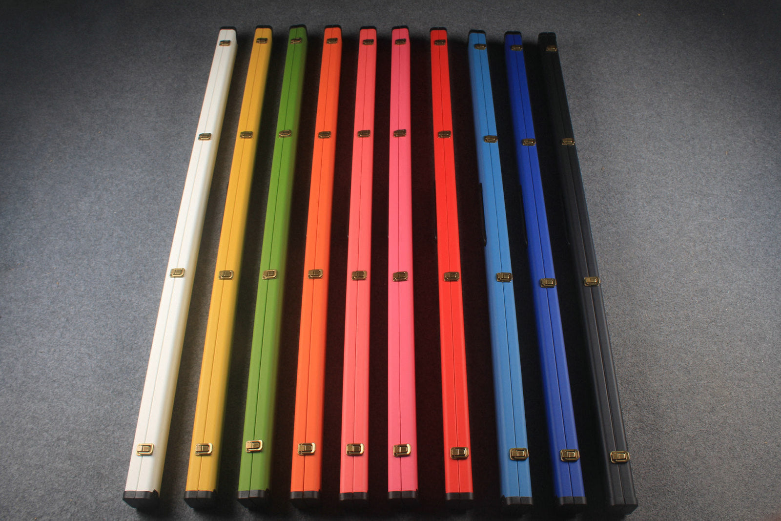 1 piece leather case with 2 slots WOODS CUES