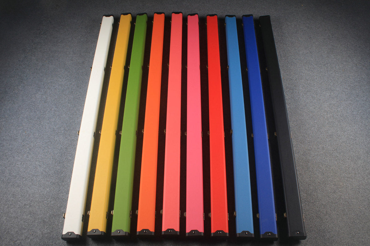 1 piece leather case with 2 slots WOODS CUES