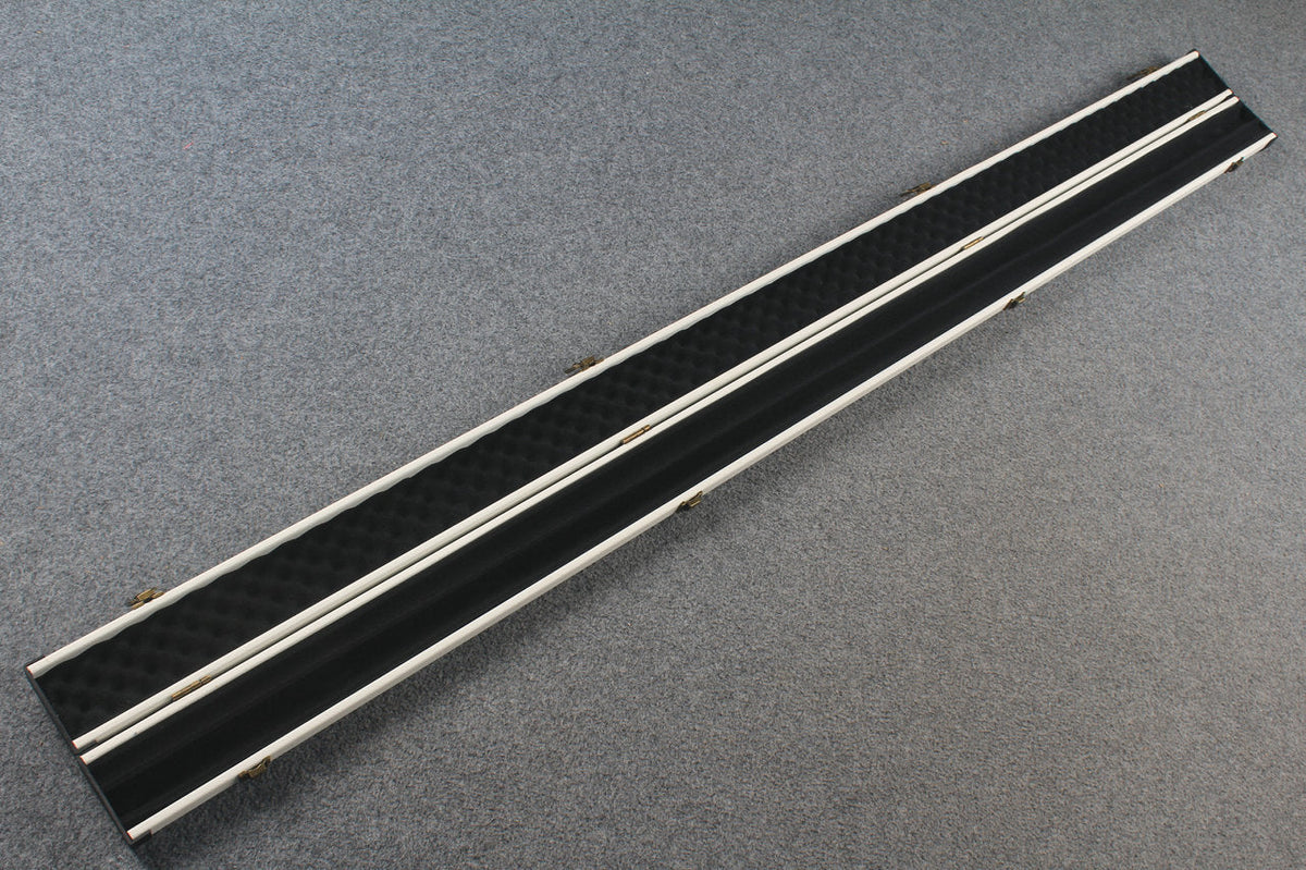 1 piece leather case with 2 slots WOODS CUES