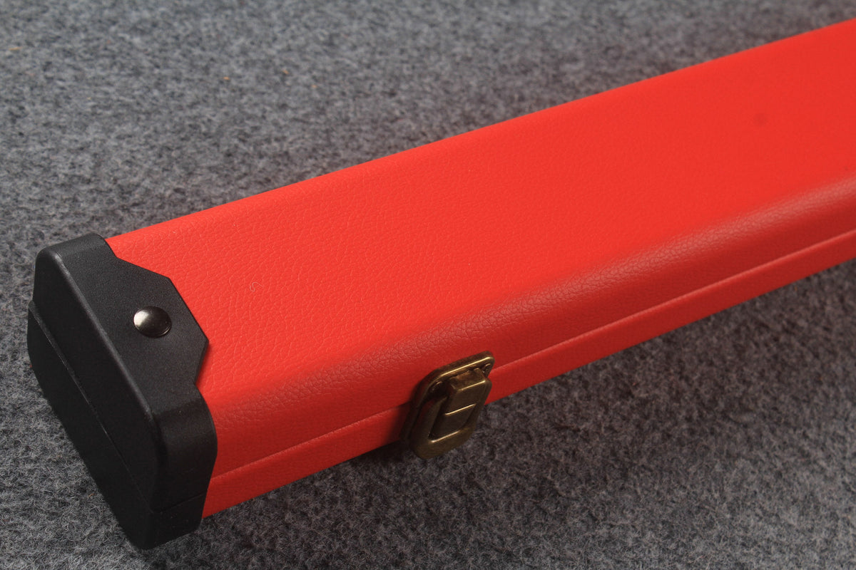 1 piece leather case with 2 slots WOODS CUES