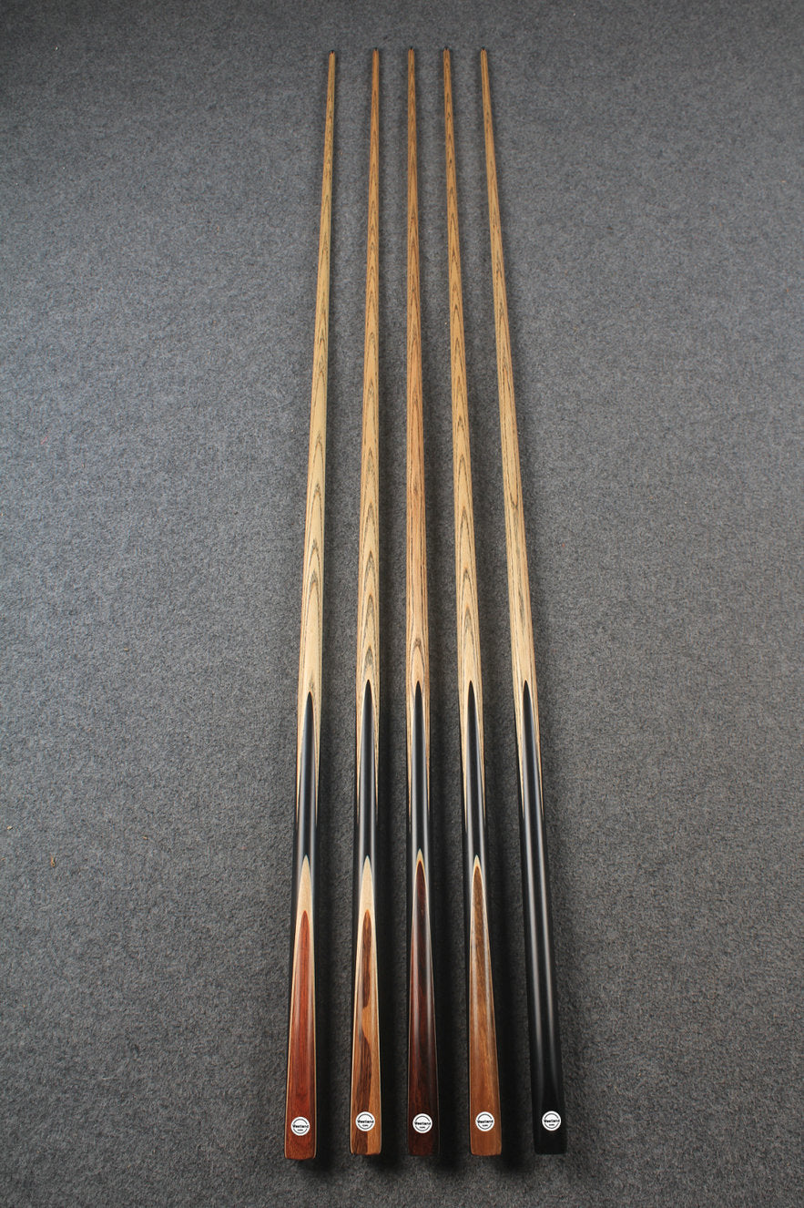 westland 1 piece ash english pool cues 8.5 mm titanium ferrule WOODS CUES