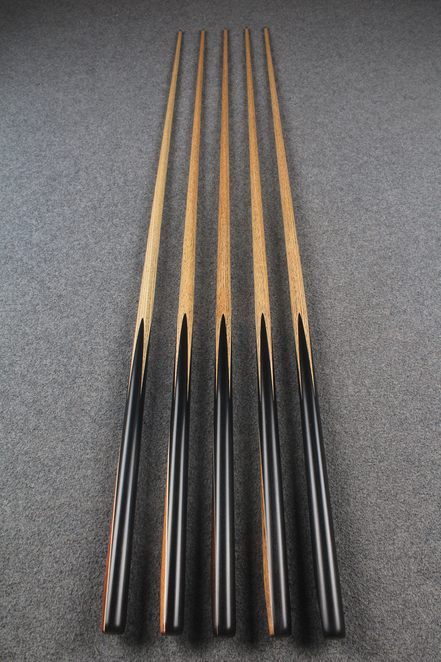 westland 1 piece ash english pool cues 8.5 mm titanium ferrule WOODS CUES