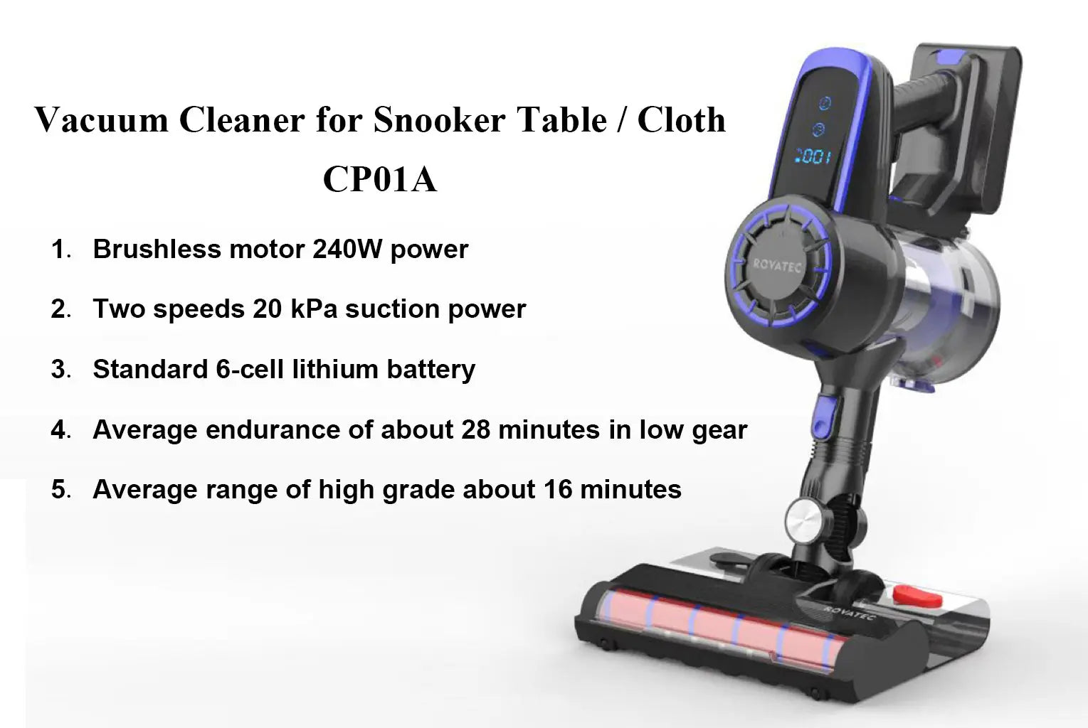 Vacuum Cleaner for Table / Cloth WOODS CUES